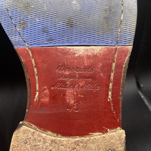 Jose Real | - VERO CUOIO | Italian Leather Mens Shoes | 43 US 10-10.5 - Picture 7 of 10